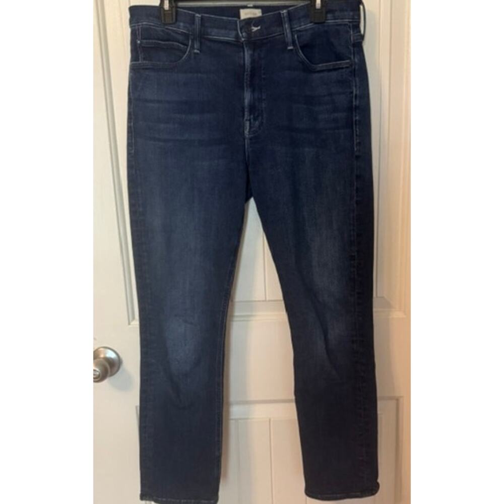 Mother The Dazzler Mid Rise Ankle Straight Leg Jeans In Heirloom 32 - Picture 4 of 8